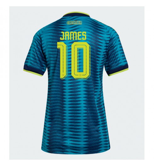 Kolumbia James Rodriguez #10 Vieraspaita Naisten MM-kisat 2026 Lyhythihainen Kolumbia James Rodriguez #10 Vieraspaita Naisten MM-kisat 2026 Lyhythihainen